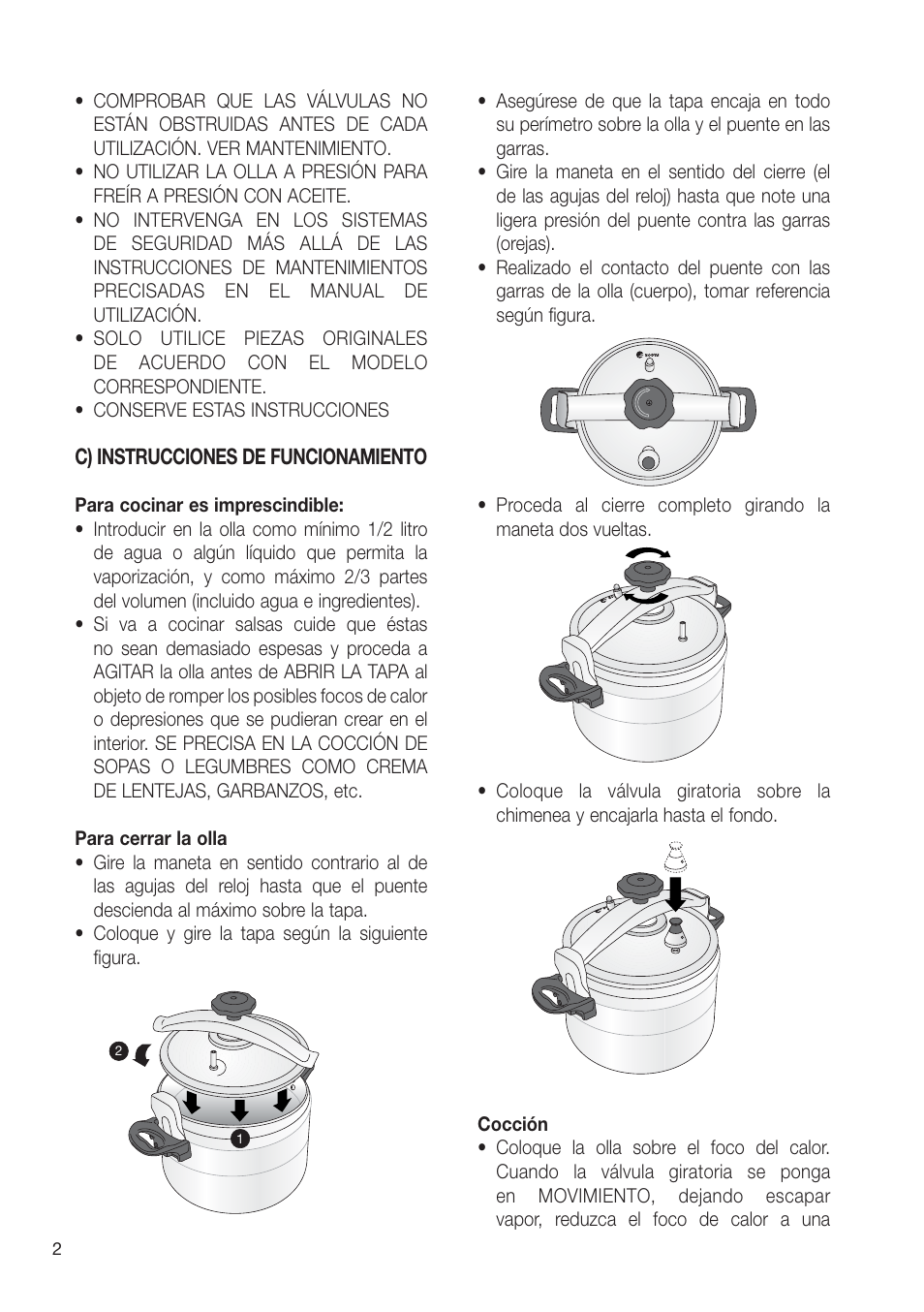 Fagor PRACTICA User Manual | Page 4 / 36