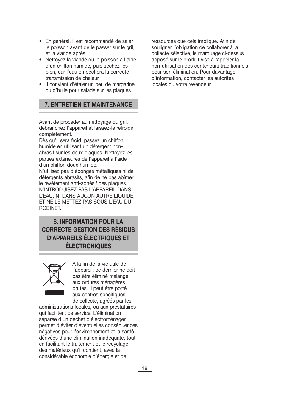 Fagor GRP-8 User Manual | Page 17 / 17