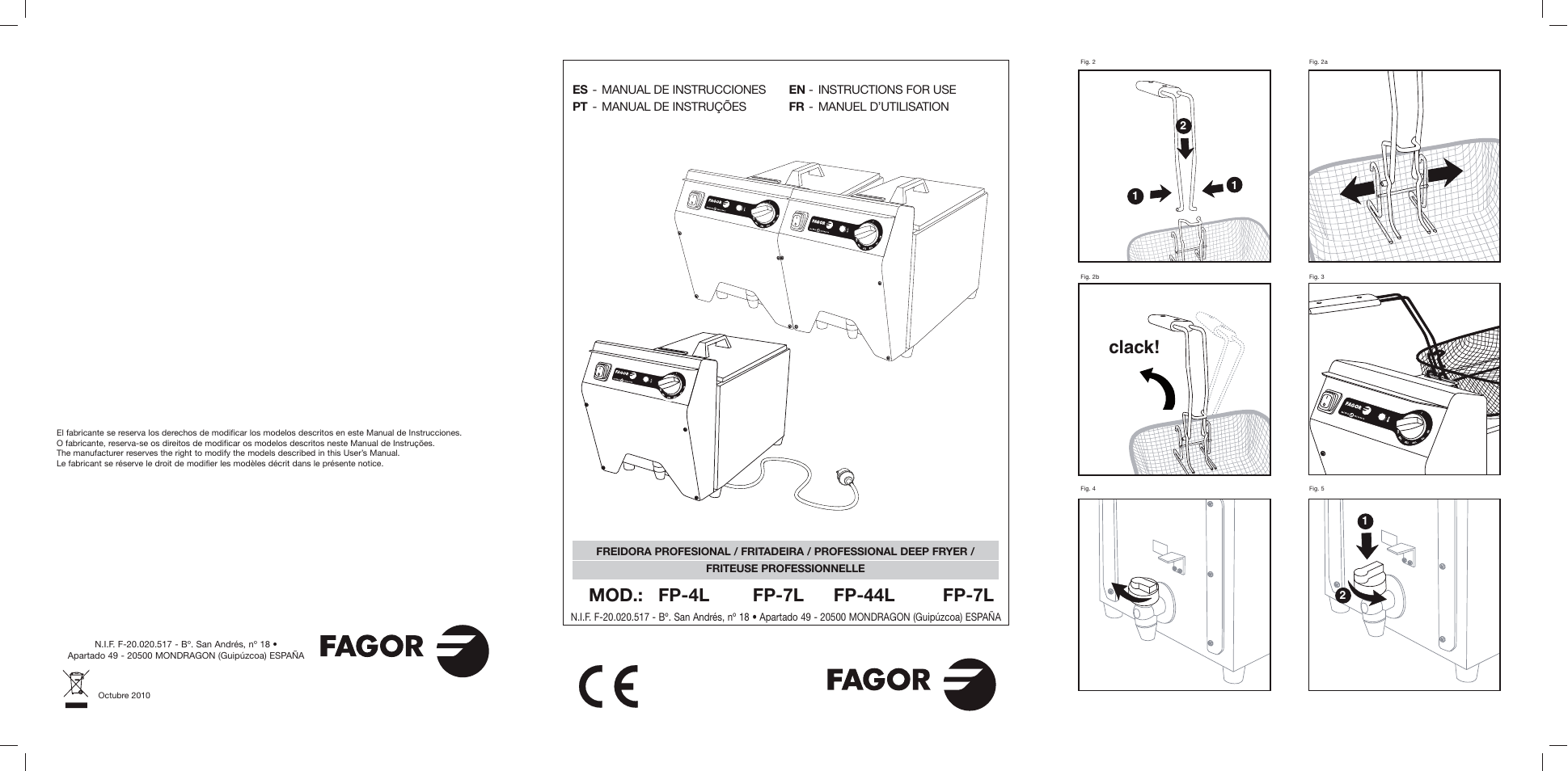 Fagor FP-7L User Manual | 21 pages