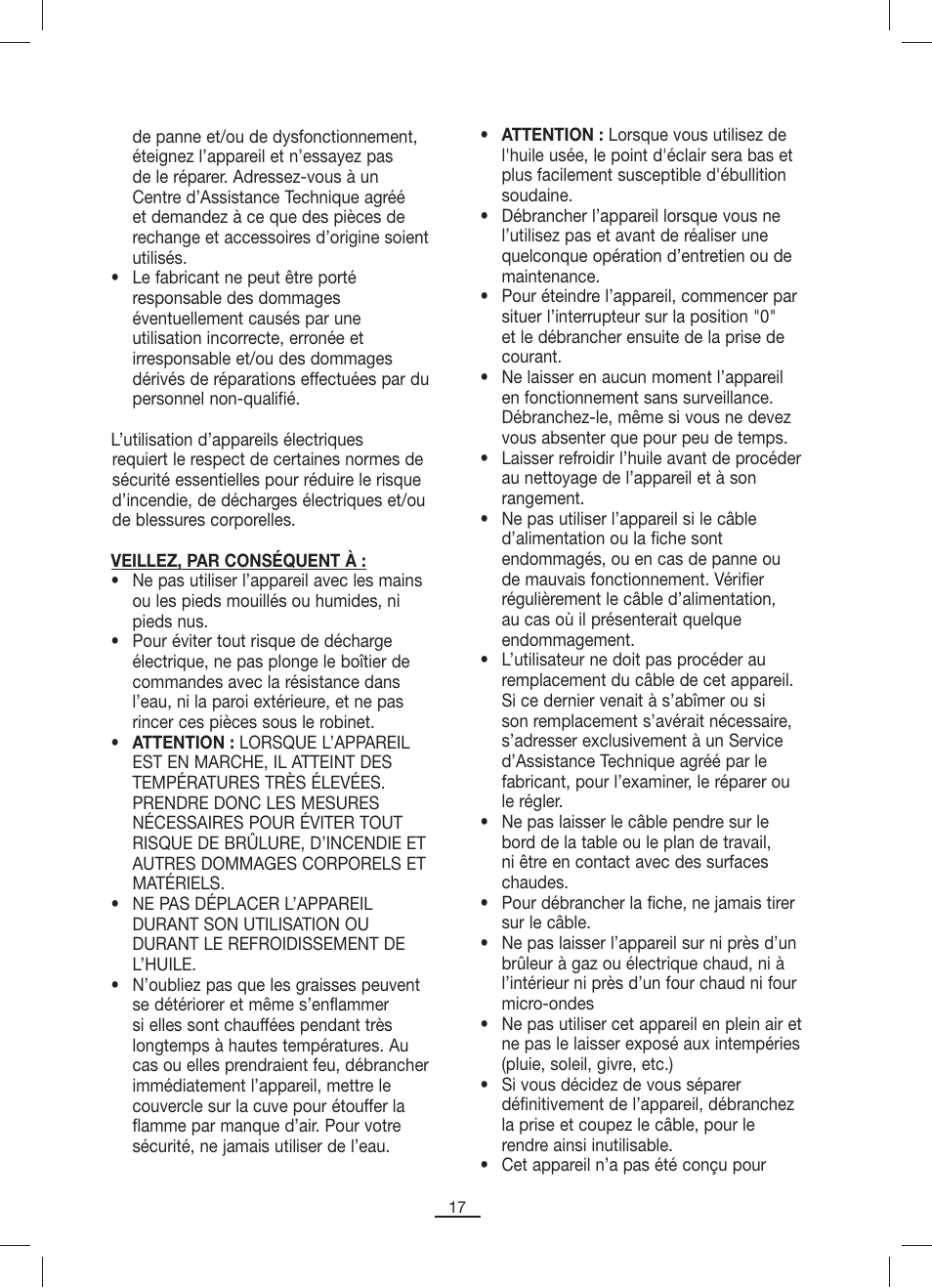 Fagor FP-7L User Manual | Page 18 / 21