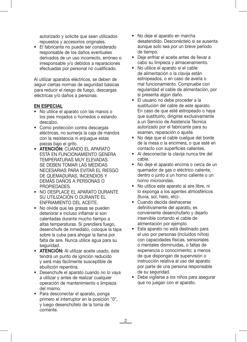 Fagor FP-7L User Manual | Page 3 / 21