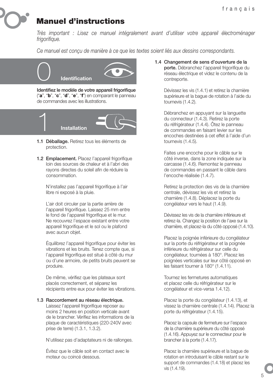 Manuel d’instructions | Fagor FFK6845VX User Manual | Page 12 / 86