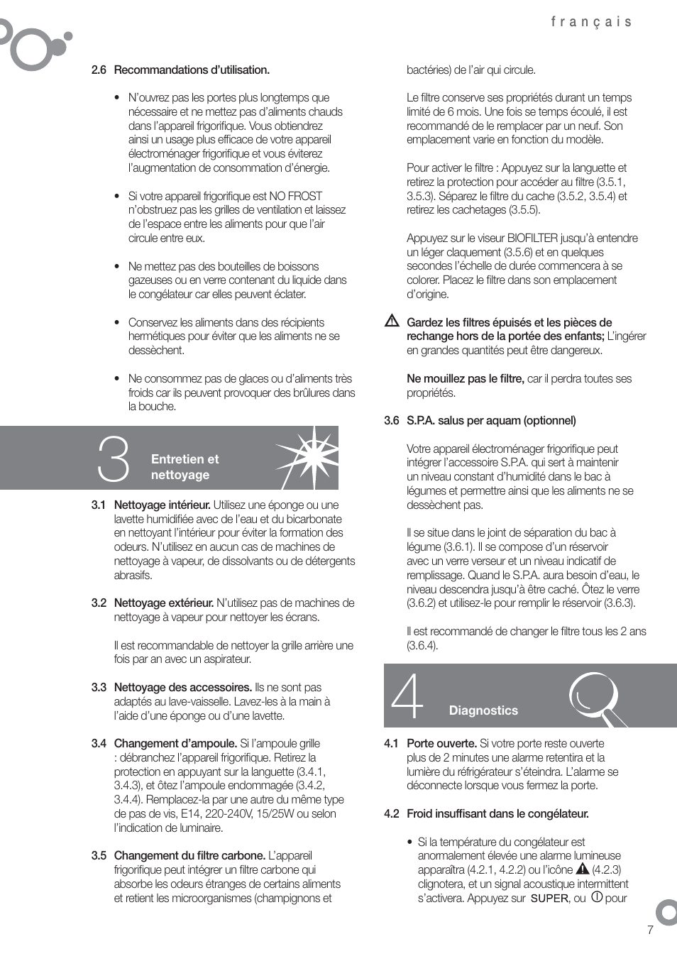 Fagor FFK6845VX User Manual | Page 14 / 86