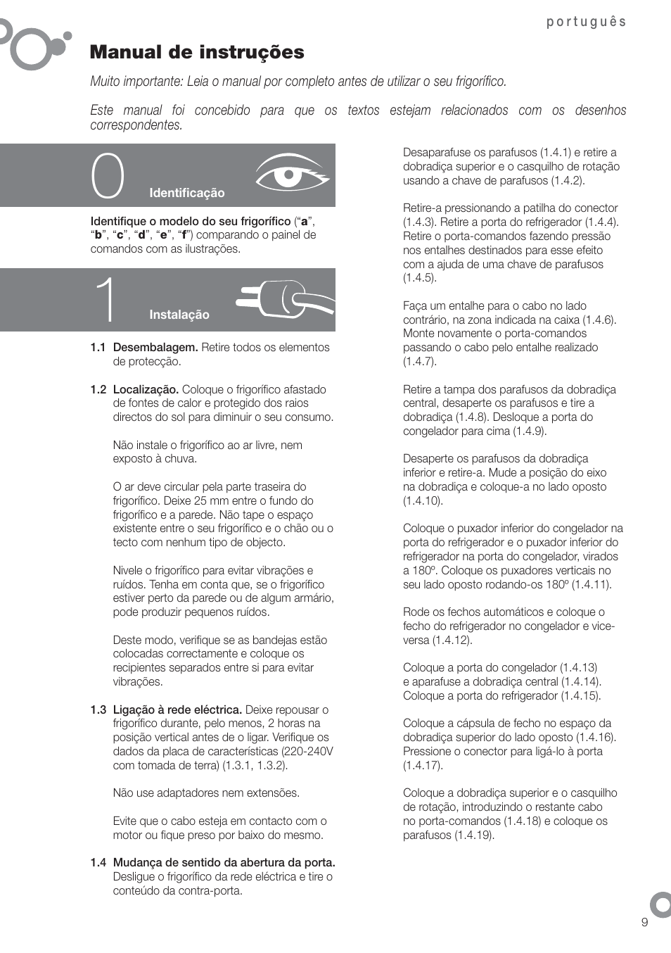 Manual de instruções | Fagor FFK6845VX User Manual | Page 16 / 86