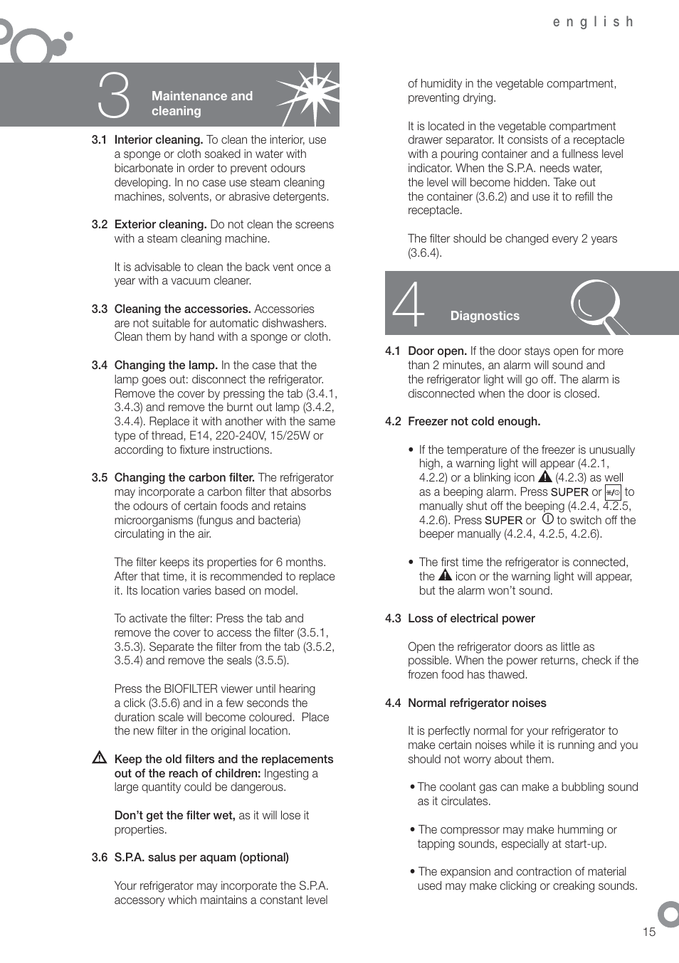 Fagor FFK6845VX User Manual | Page 22 / 86