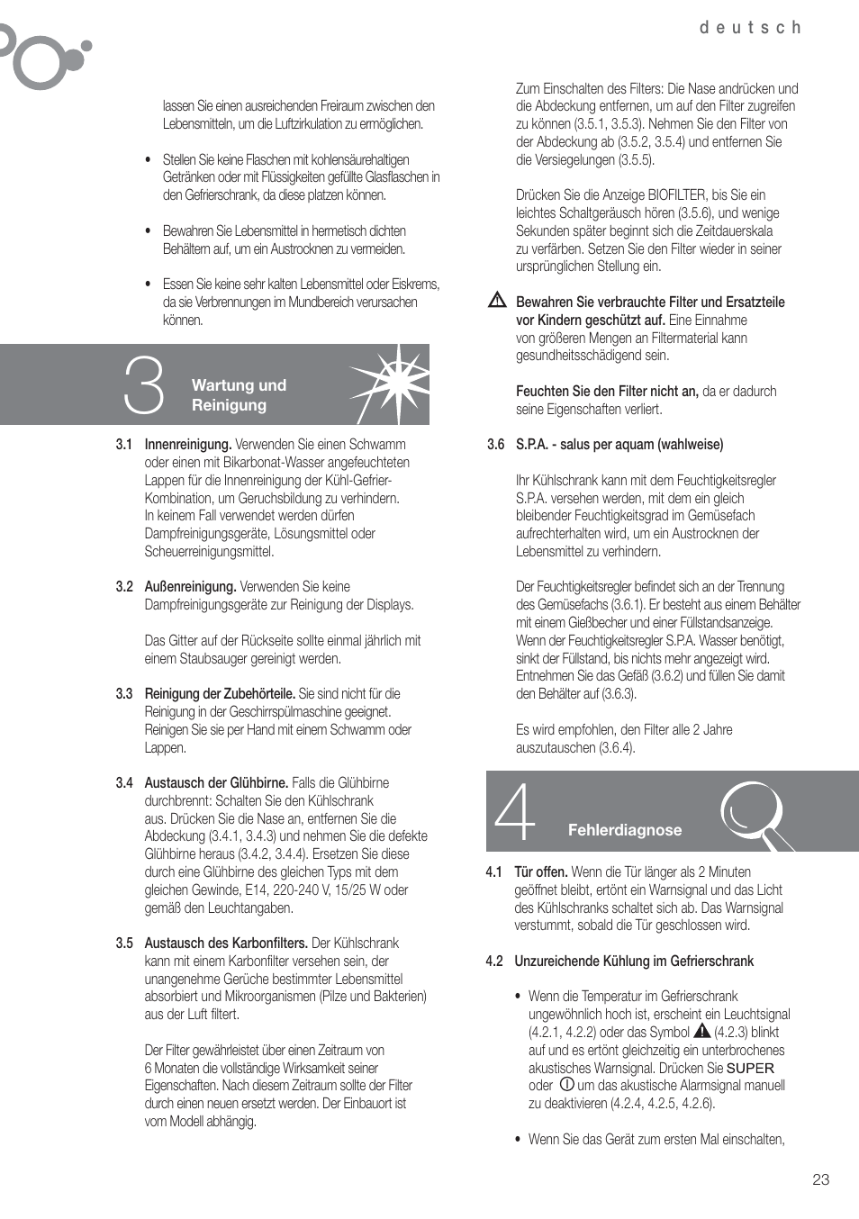 Fagor FFK6845VX User Manual | Page 30 / 86