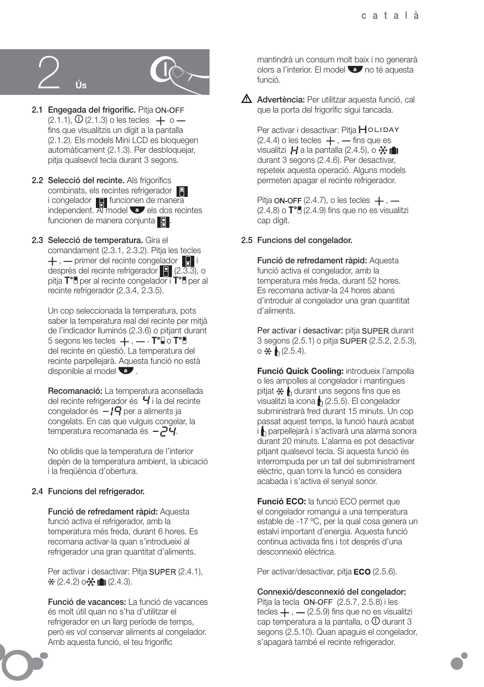 Fagor FFK6845VX User Manual | Page 57 / 86