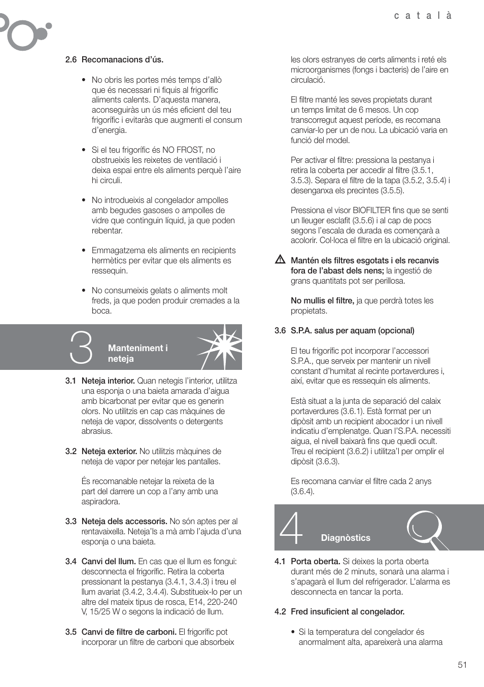 Fagor FFK6845VX User Manual | Page 58 / 86