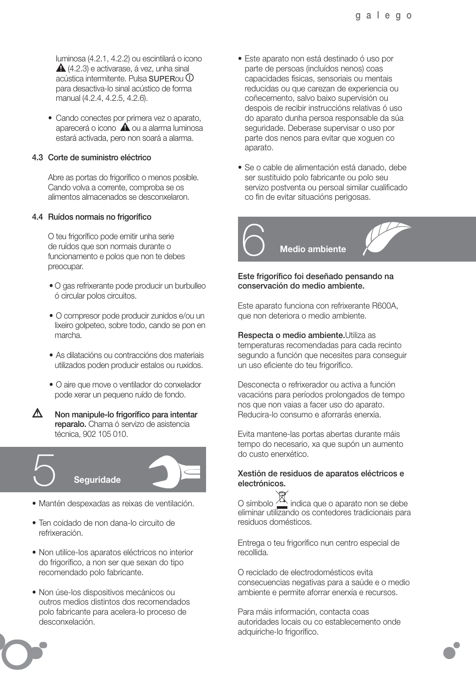 Fagor FFK6845VX User Manual | Page 63 / 86