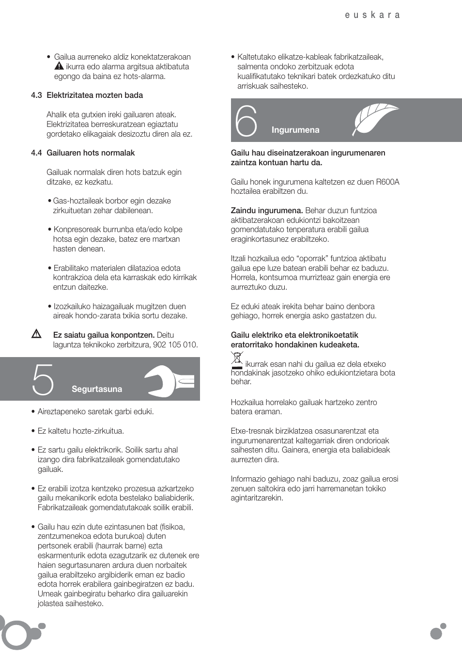 Fagor FFK6845VX User Manual | Page 67 / 86