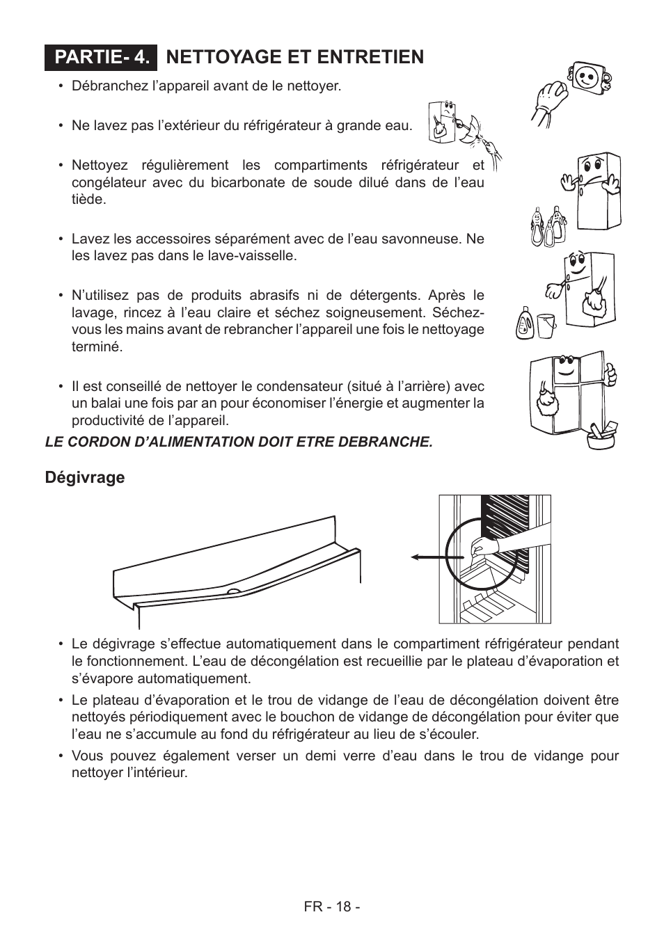 Nettoyage et entretien partie- 4 | Fagor 3FIS-882 User Manual | Page 19 / 44