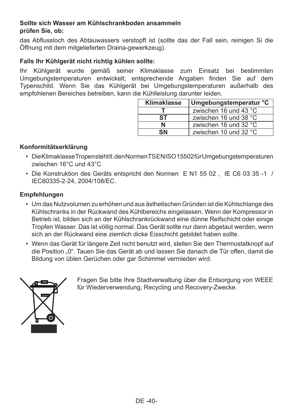 Fagor 3FIS-882 User Manual | Page 42 / 44