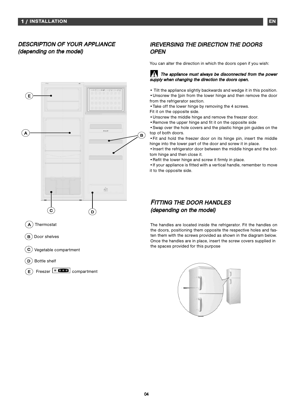 Fagor FA2532 User Manual | Page 32 / 56