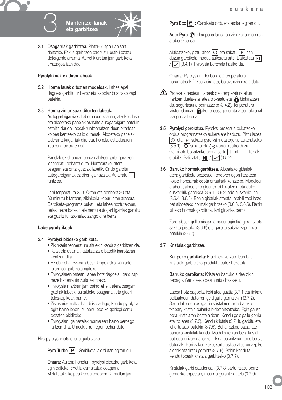 Fagor 6H-54X User Manual | Page 105 / 118