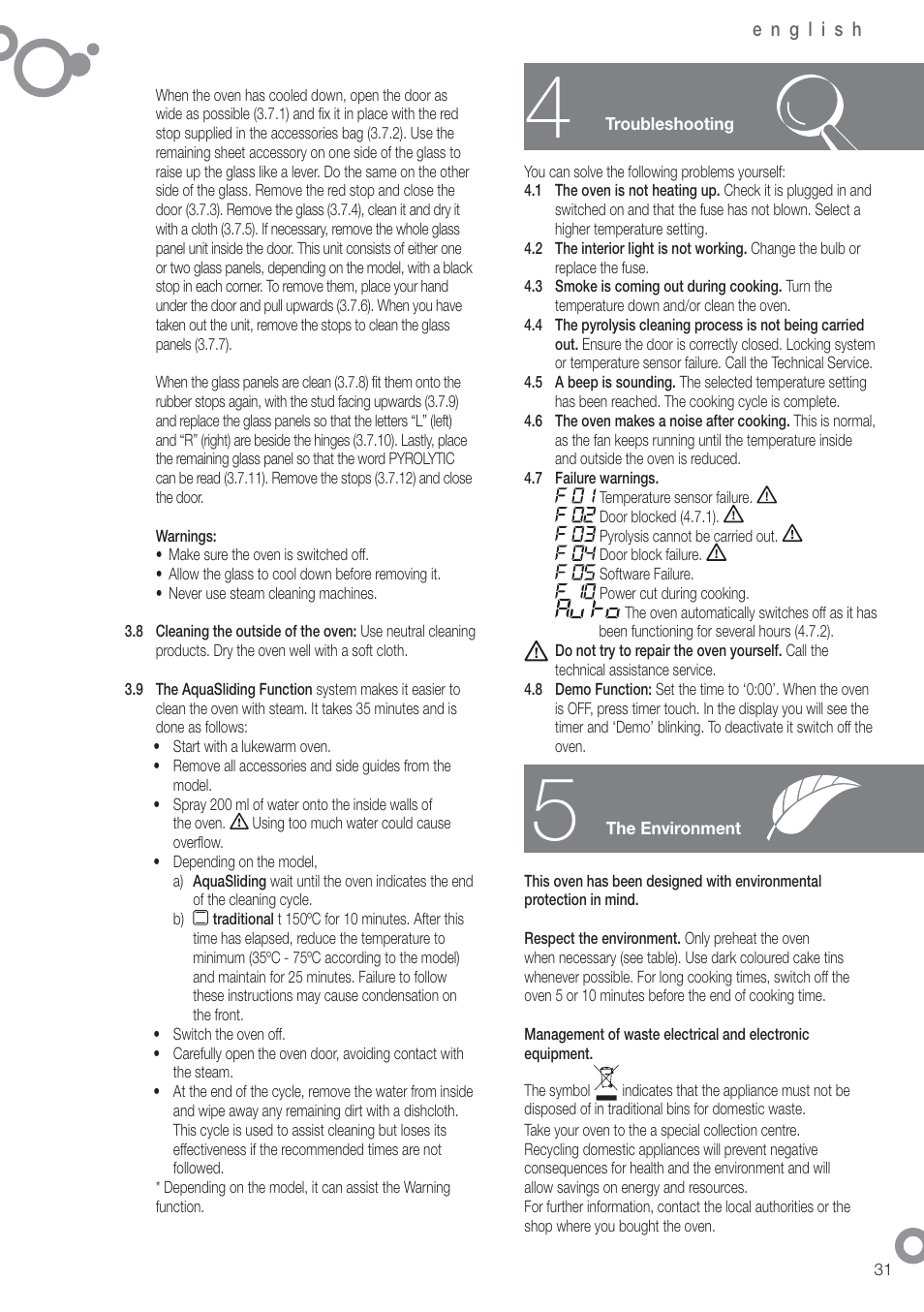 Fagor 6H-54X User Manual | Page 33 / 118