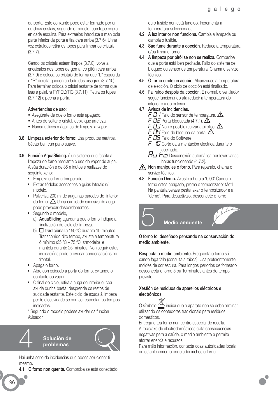 Fagor 6H-54X User Manual | Page 98 / 118