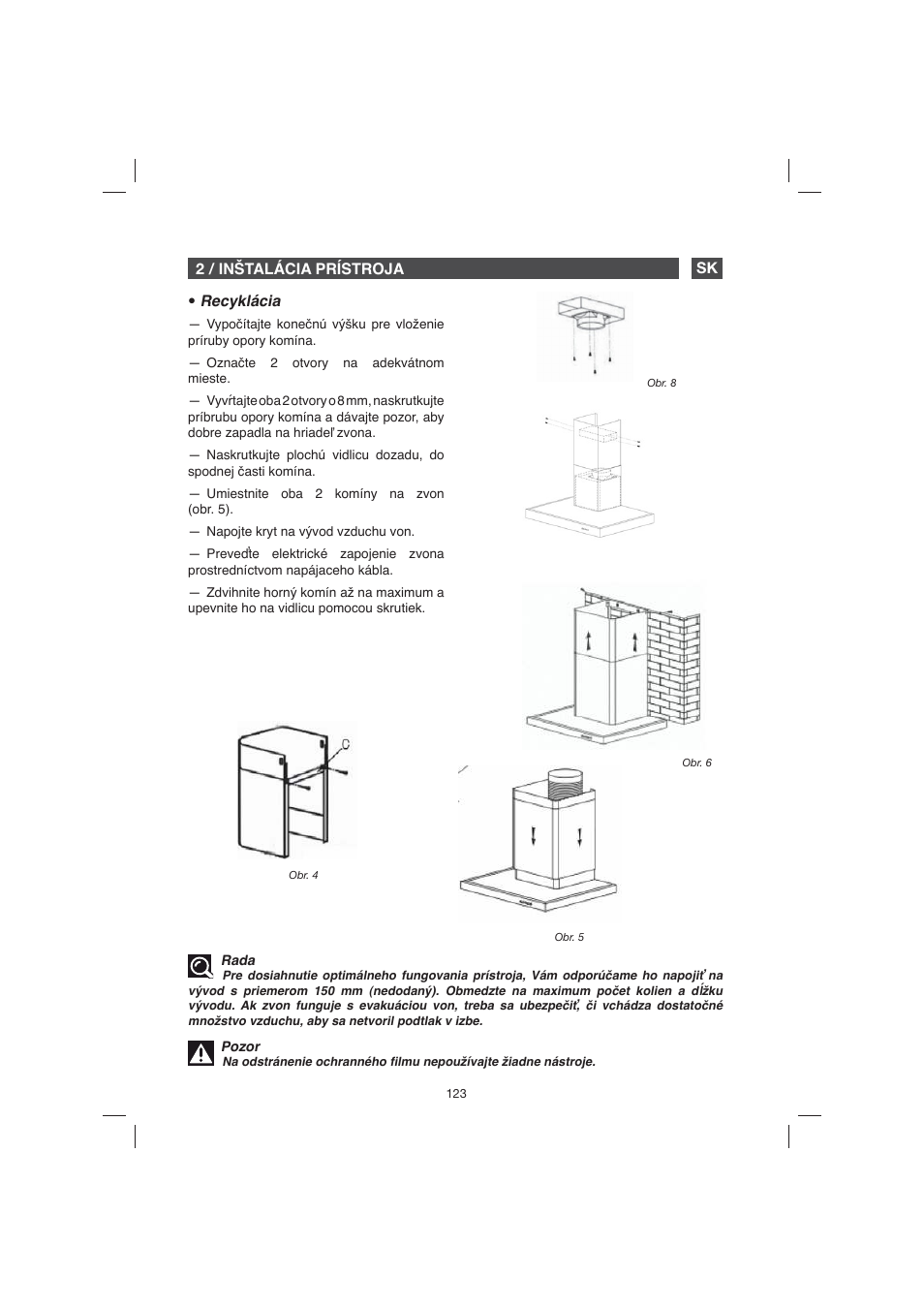 Fagor 9CFB61X User Manual | Page 123 / 228
