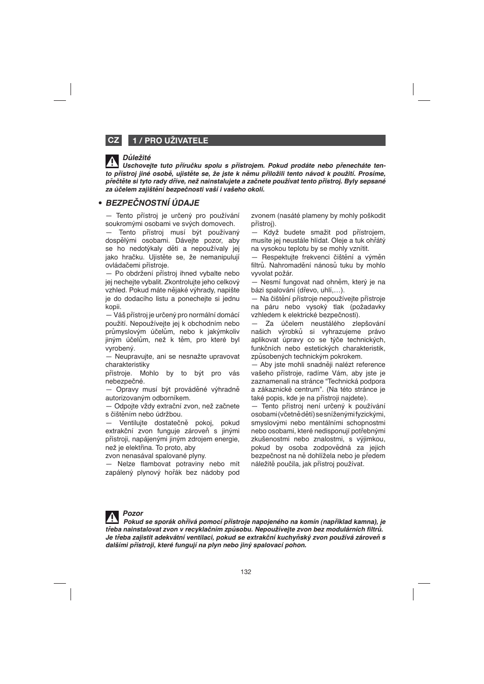 Fagor 9CFB61X User Manual | Page 132 / 228