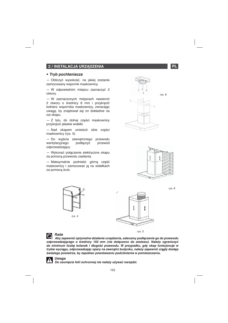 Fagor 9CFB61X User Manual | Page 155 / 228