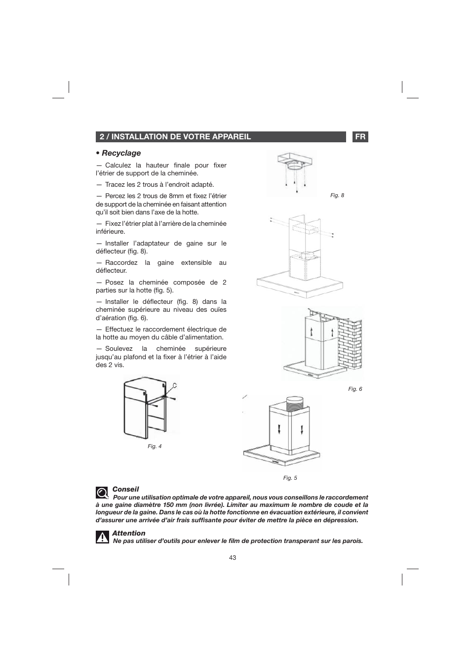 Fagor 9CFB61X User Manual | Page 43 / 228