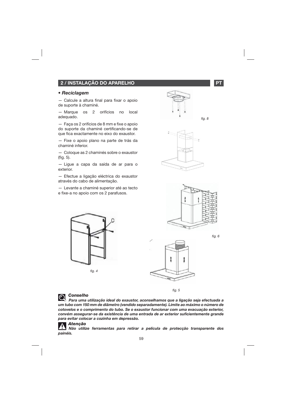 Fagor 9CFB61X User Manual | Page 59 / 228