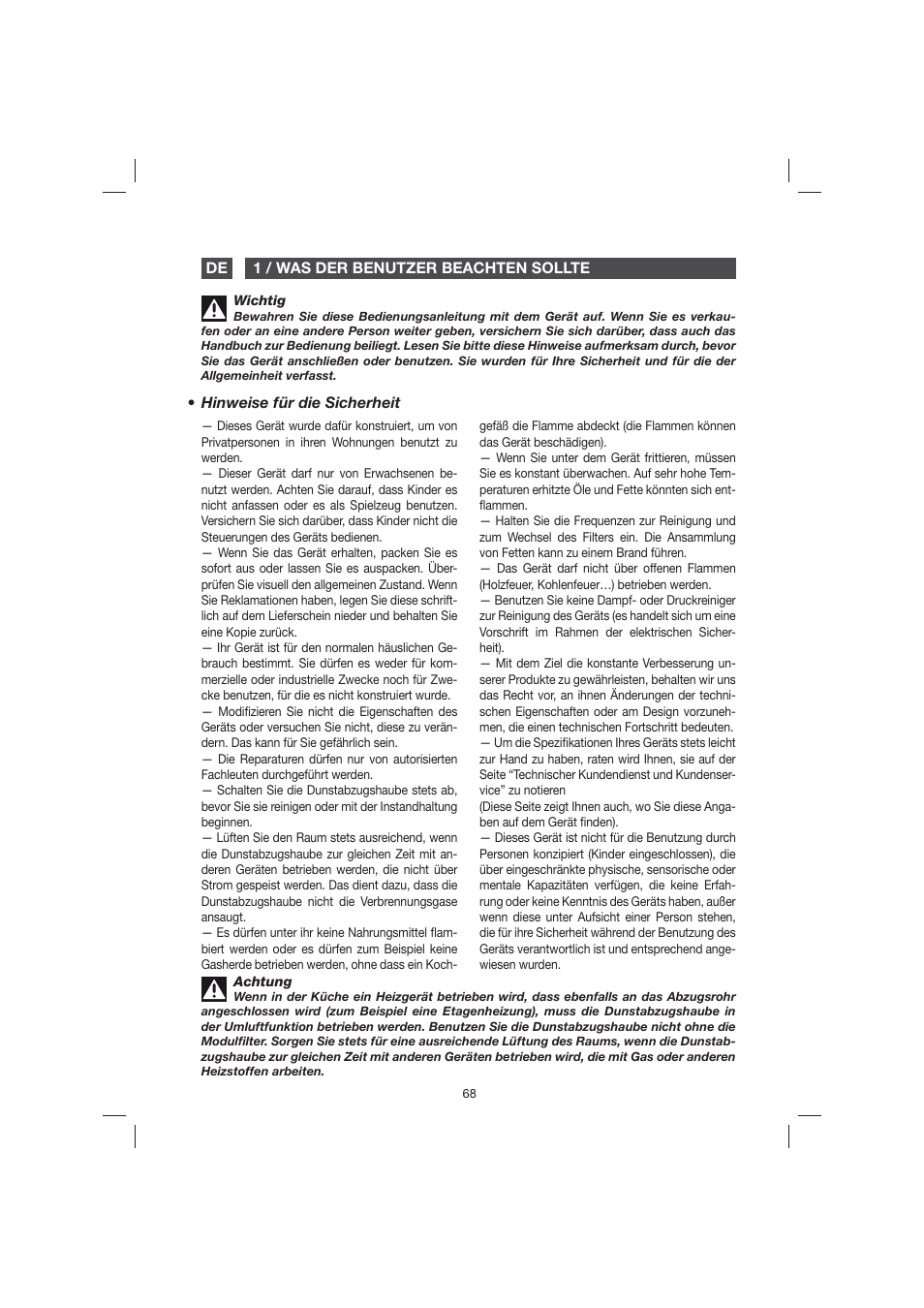 Fagor 9CFB61X User Manual | Page 68 / 228