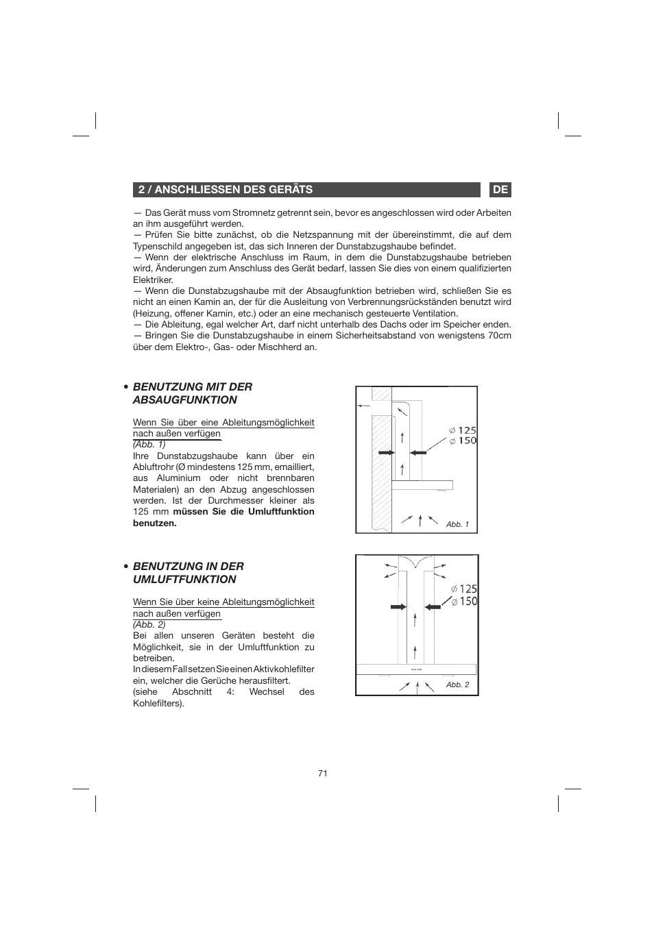 Fagor 9CFB61X User Manual | Page 71 / 228