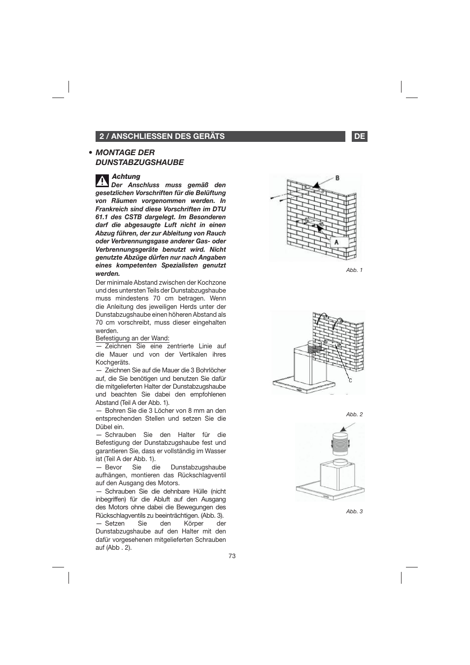 Fagor 9CFB61X User Manual | Page 73 / 228