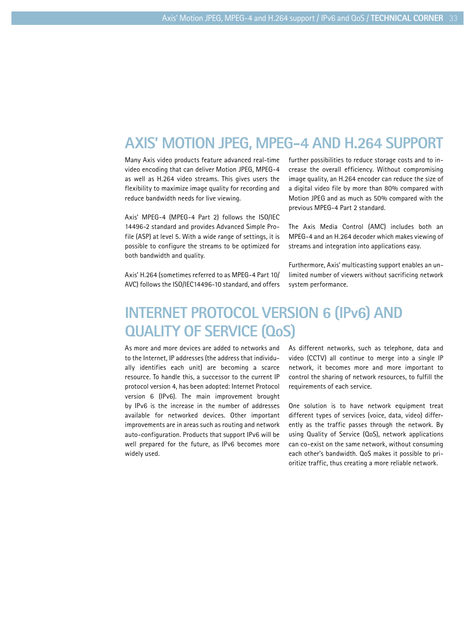 Axis Communications Product guide User Manual | Page 33 / 40
