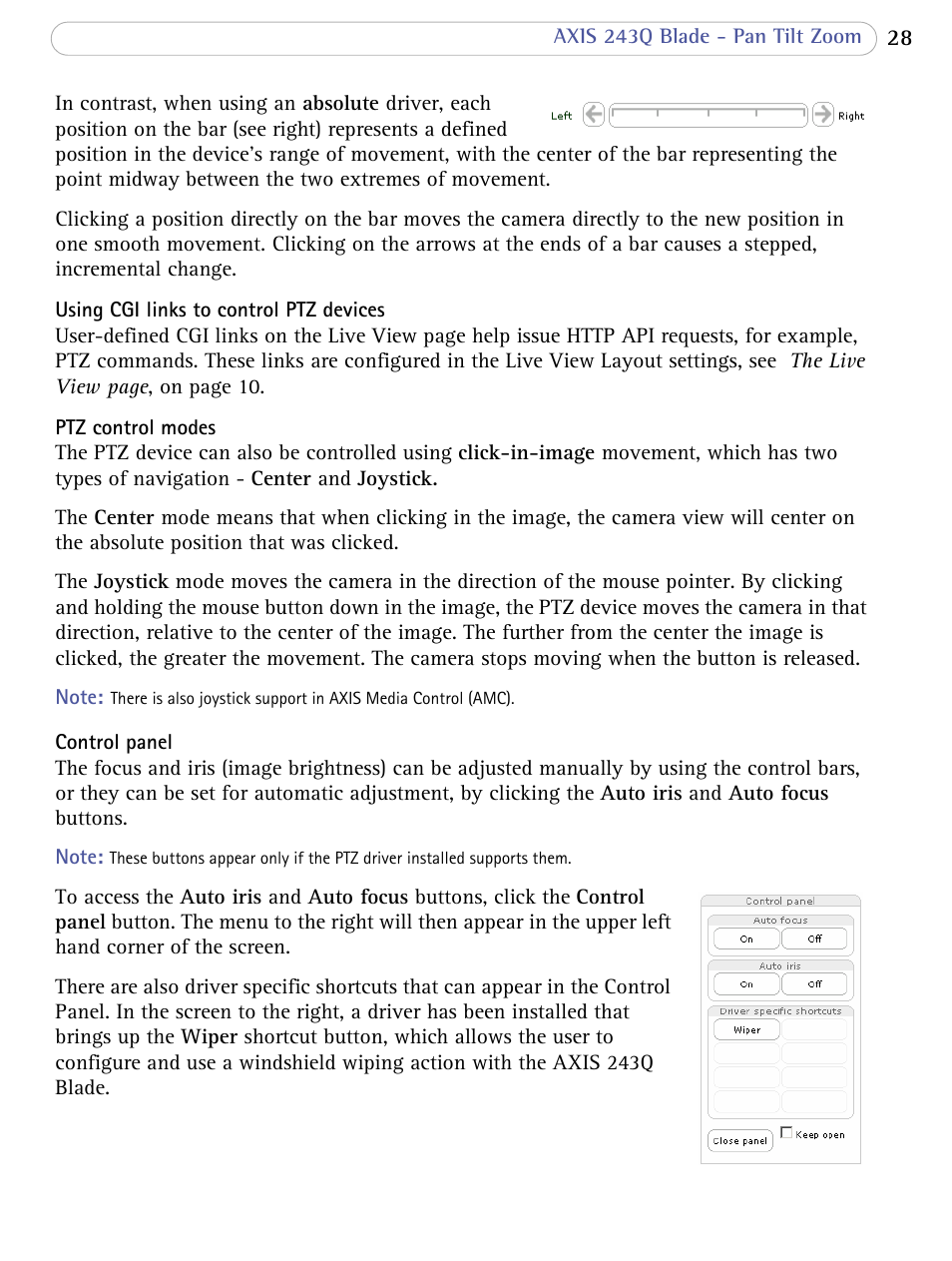 Axis Communications Video Server 243Q Blade User Manual | Page 28 / 72