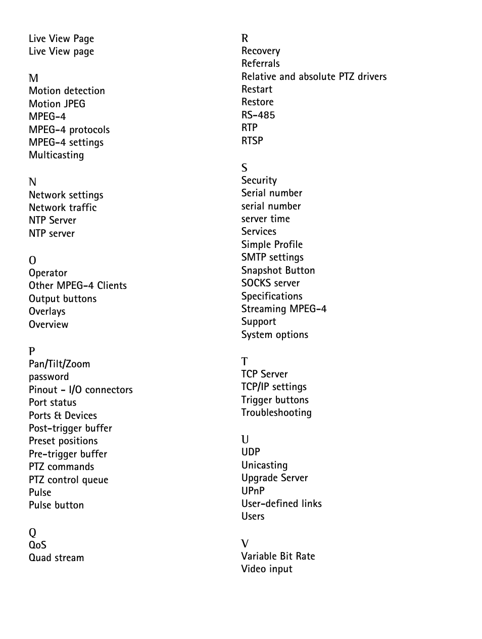 Axis Communications Video Server 243Q Blade User Manual | Page 71 / 72