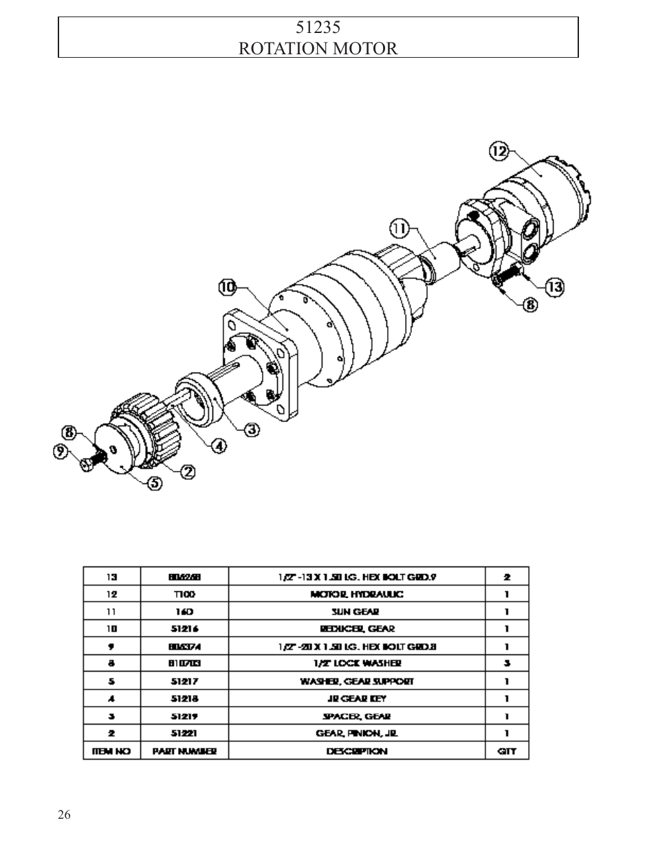 Hawk Industries T-Wrex Sr. Manual Serial Numbers 106 to 107 User Manual | Page 26 / 77