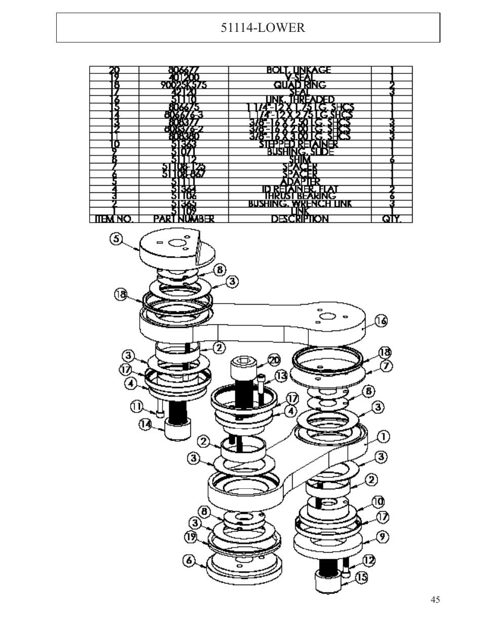 Hawk Industries T-Wrex Sr. Manual Serial Numbers 106 to 107 User Manual | Page 45 / 77