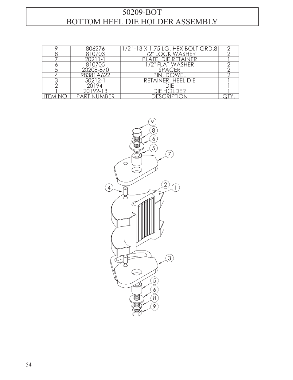 Hawk Industries T-Wrex Sr. Manual Serial Numbers 106 to 107 User Manual | Page 54 / 77