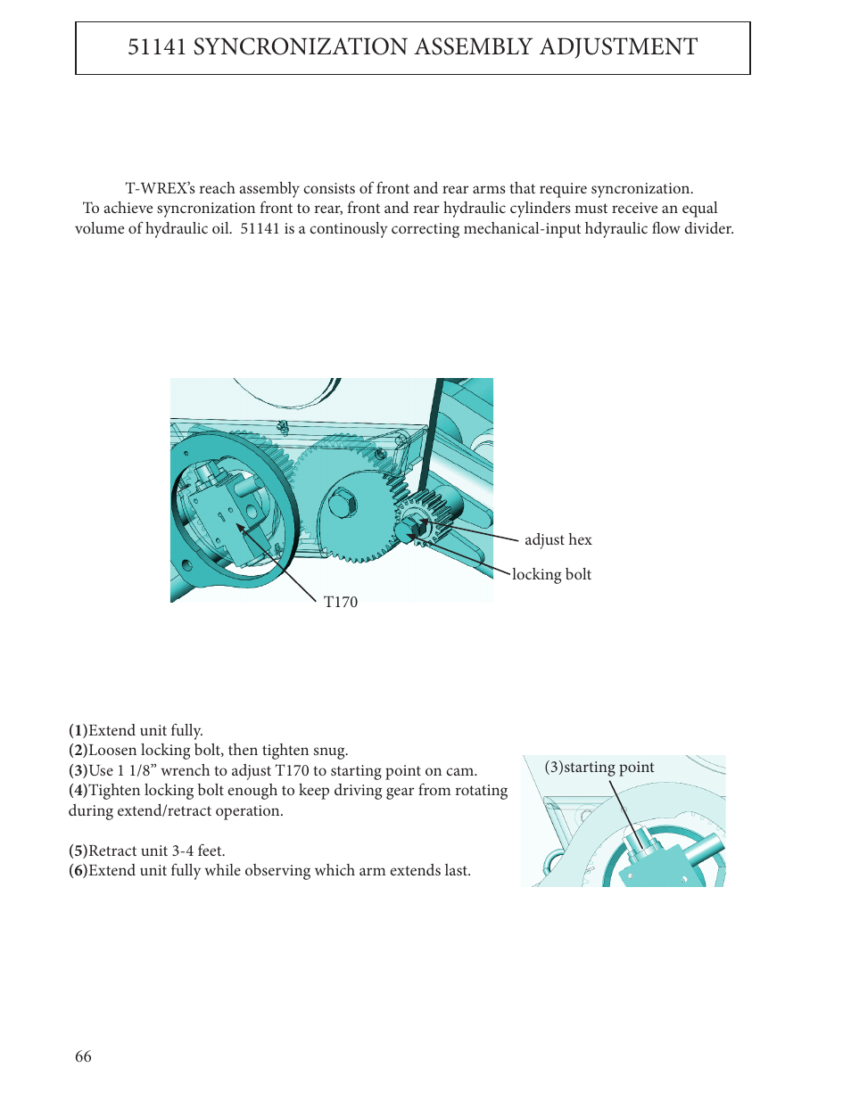 Hawk Industries T-Wrex Sr. Manual Serial Numbers 106 to 107 User Manual | Page 66 / 77