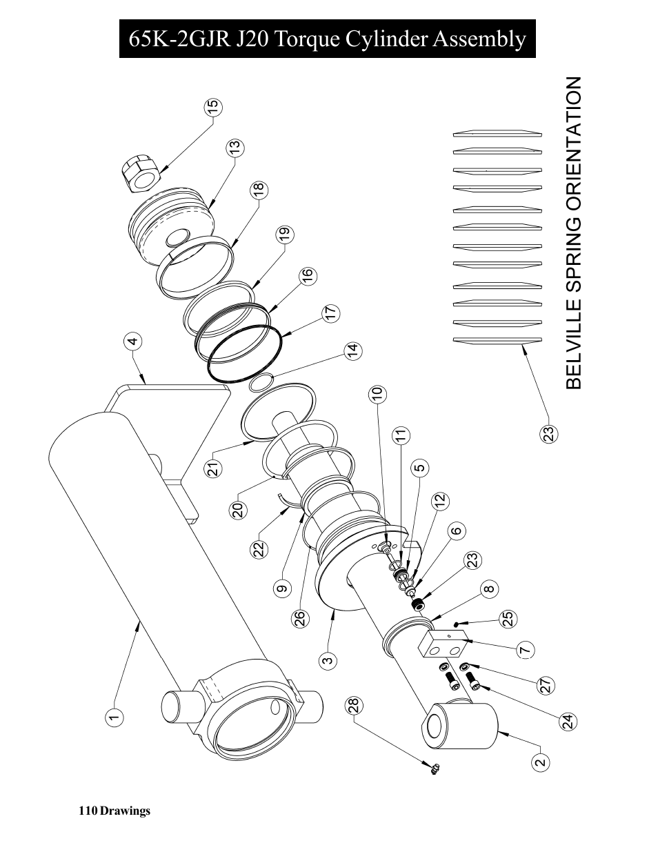 65k-2gjr spinner manifold | Hawk Industries Hawkjaw Jr. Manual 65K-2GJR Serial Numbers 21 to 32 User Manual | Page 110 / 147