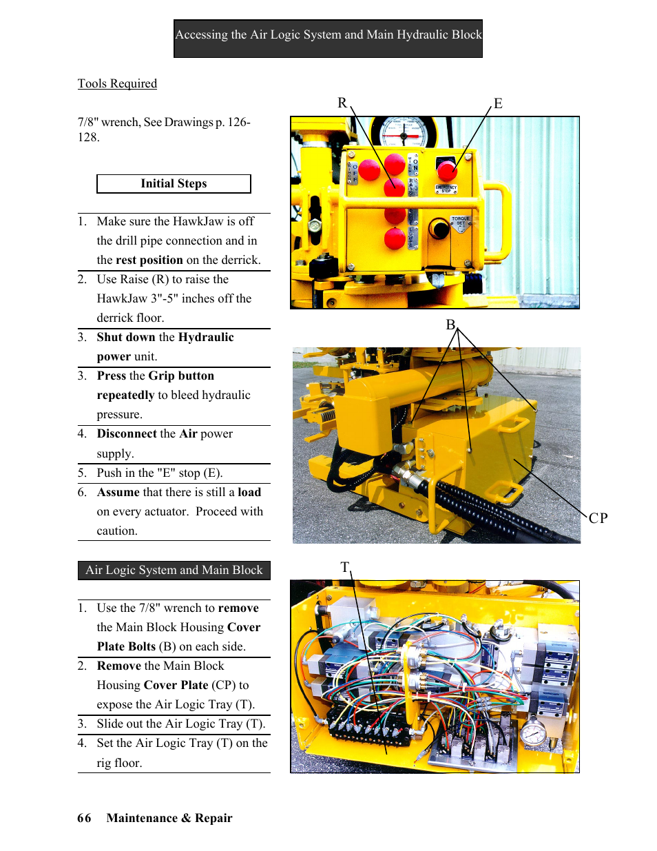 Hawk Industries Hawkjaw Sr. Manual ALS Serial Numbers 1 to 100 User Manual | Page 66 / 159