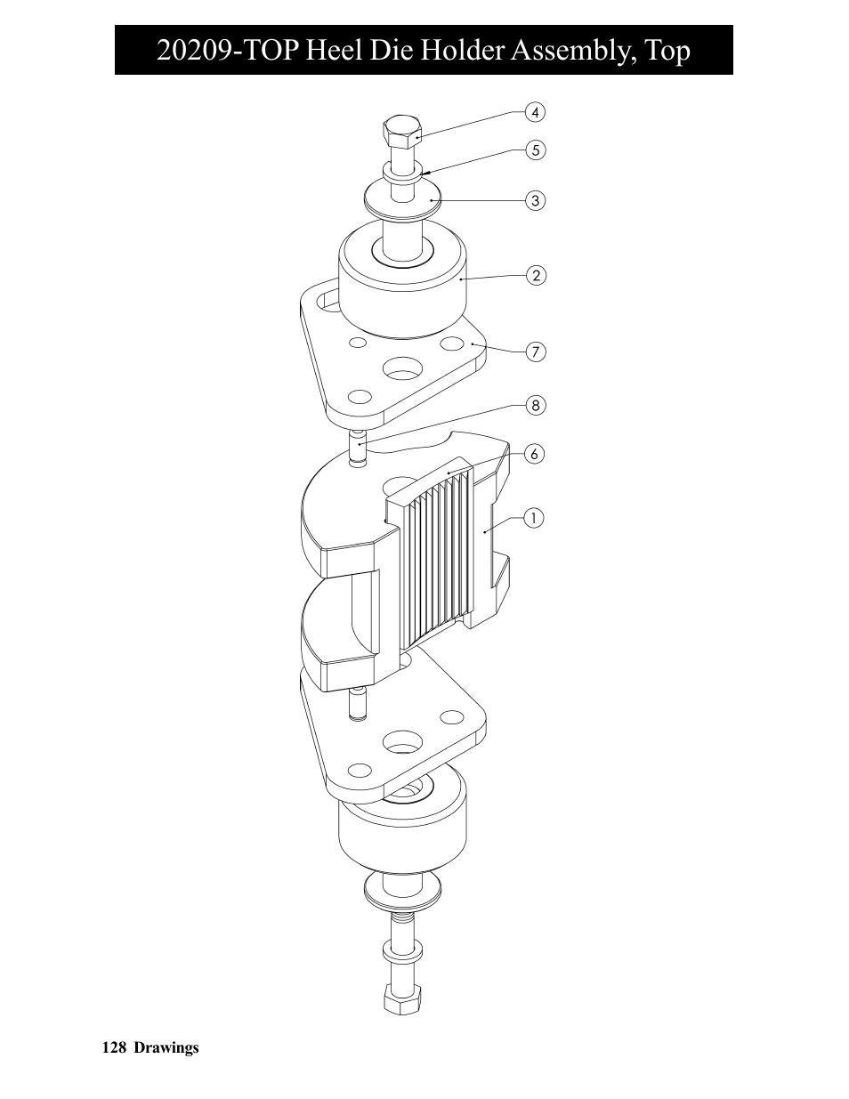 Hawk Industries Hawkjaw Sr. Manual 100K-2GSR Serial Numbers 101 to 120 User Manual | Page 128 / 165