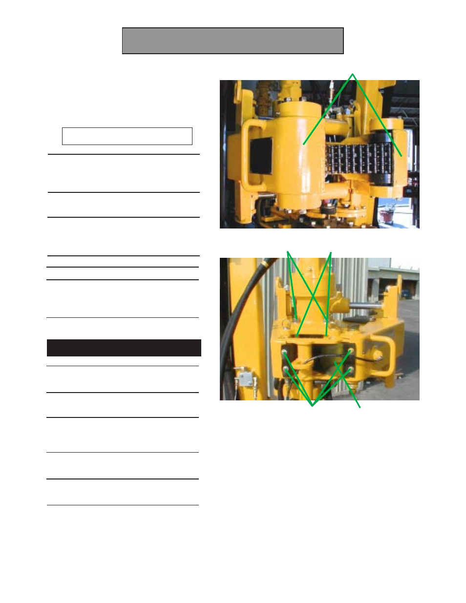 Changing the spinner chain s | Hawk Industries Hawkjaw Sr. Manual 100K-2GSR Serial Numbers 121 to 140 User Manual | Page 49 / 192