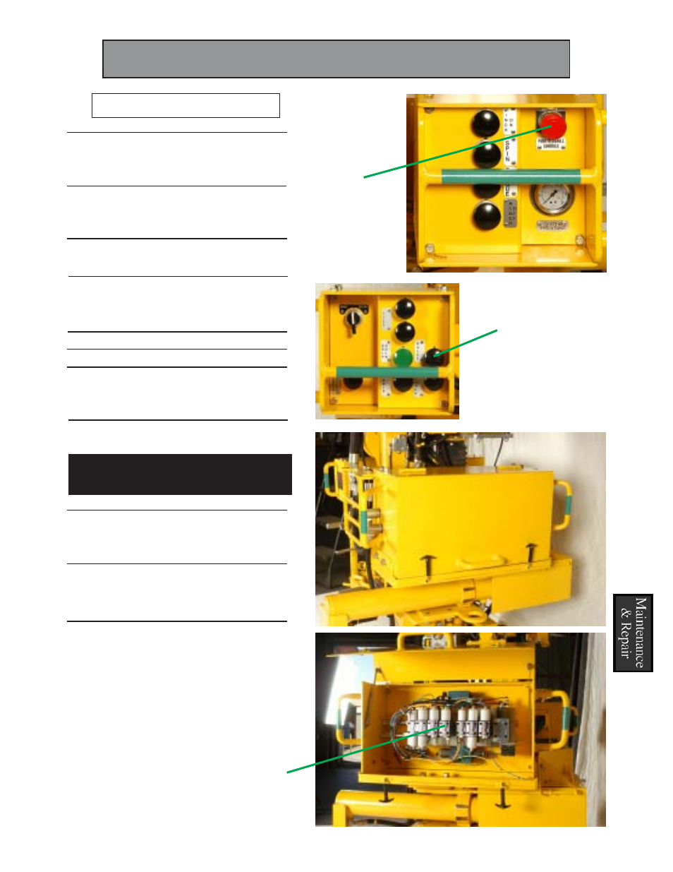 Main hydraulic block fitting and hose access | Hawk Industries Hawkjaw Sr. Manual 100K-2GSR Serial Numbers 121 to 140 User Manual | Page 66 / 192