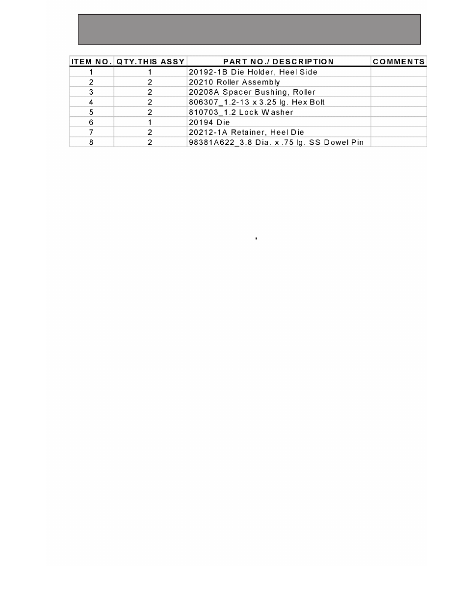 Hawk Industries Hawkjaw Sr. 100K-2GSR M100K Serial Numbers 141 to 200 User Manual | Page 129 / 215