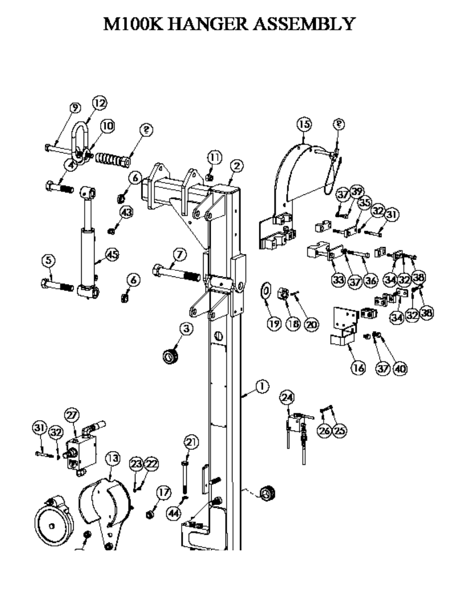 Hawk Industries Hawkjaw Sr. 100K-2GSR M100K Serial Numbers 141 to 200 User Manual | Page 174 / 215