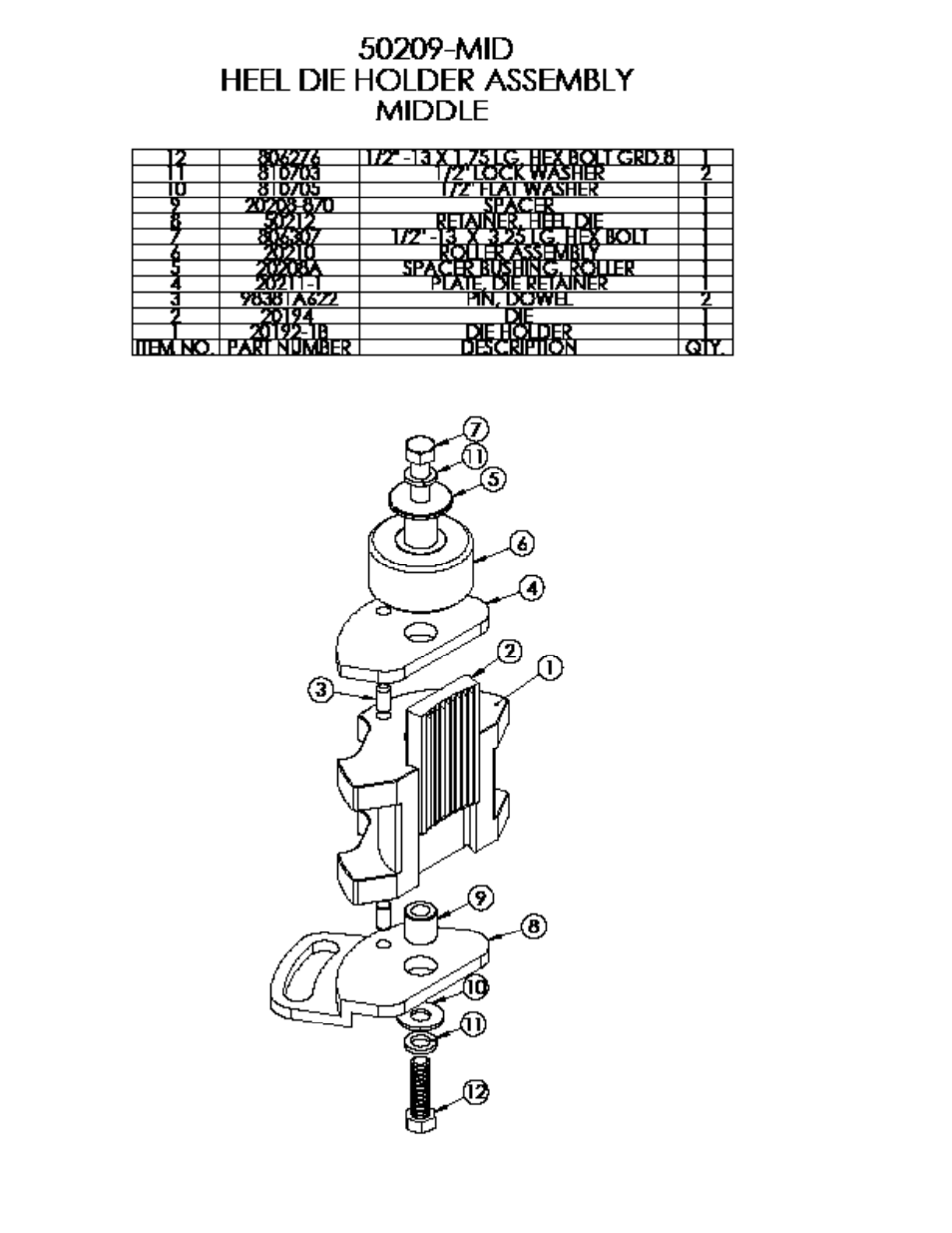 Hawk Industries Hawkjaw Sr. 100K-2GSR M100K Serial Numbers 141 to 200 User Manual | Page 207 / 215