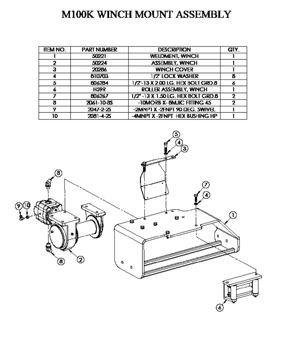 Hawk Industries Hawkjaw Sr. 100K-2GSR M100K Serial Numbers 141 to 200 User Manual | Page 210 / 215