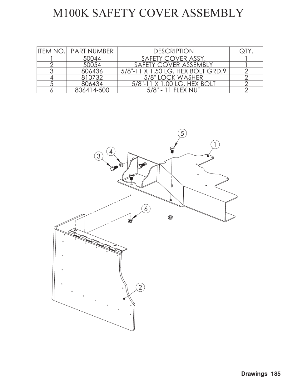 Hawk Industries Hawkjaw Sr. Manual M100K-2GSR Serial Numbers 201 to 370 User Manual | Page 189 / 215