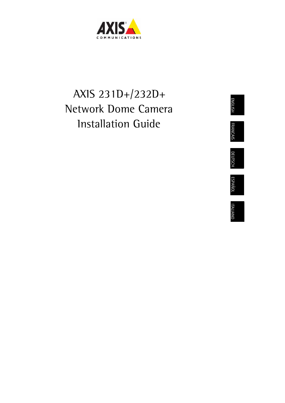 Axis Communications 231D User Manual | 54 pages