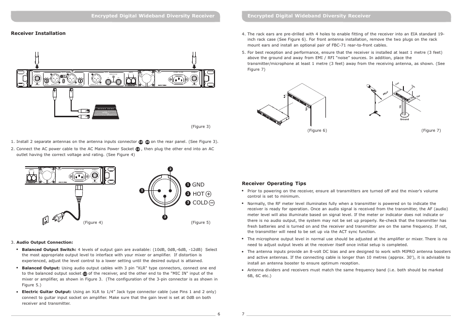 頁面 6, 8v dc bias, Out in | MIPRO ACT-82a Wideband Dual-Channel Digital Receiver User Manual | Page 6 / 13