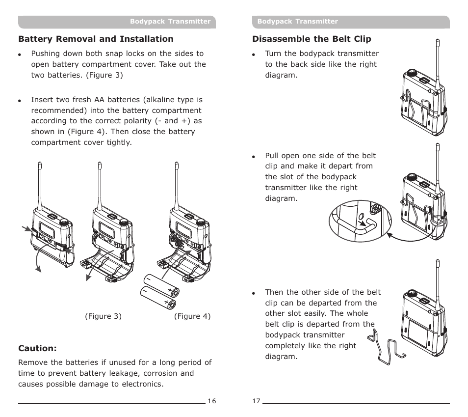 頁面 10 | MIPRO ACT-72T Narrowband Bodypack Transmitter User Manual | Page 10 / 11