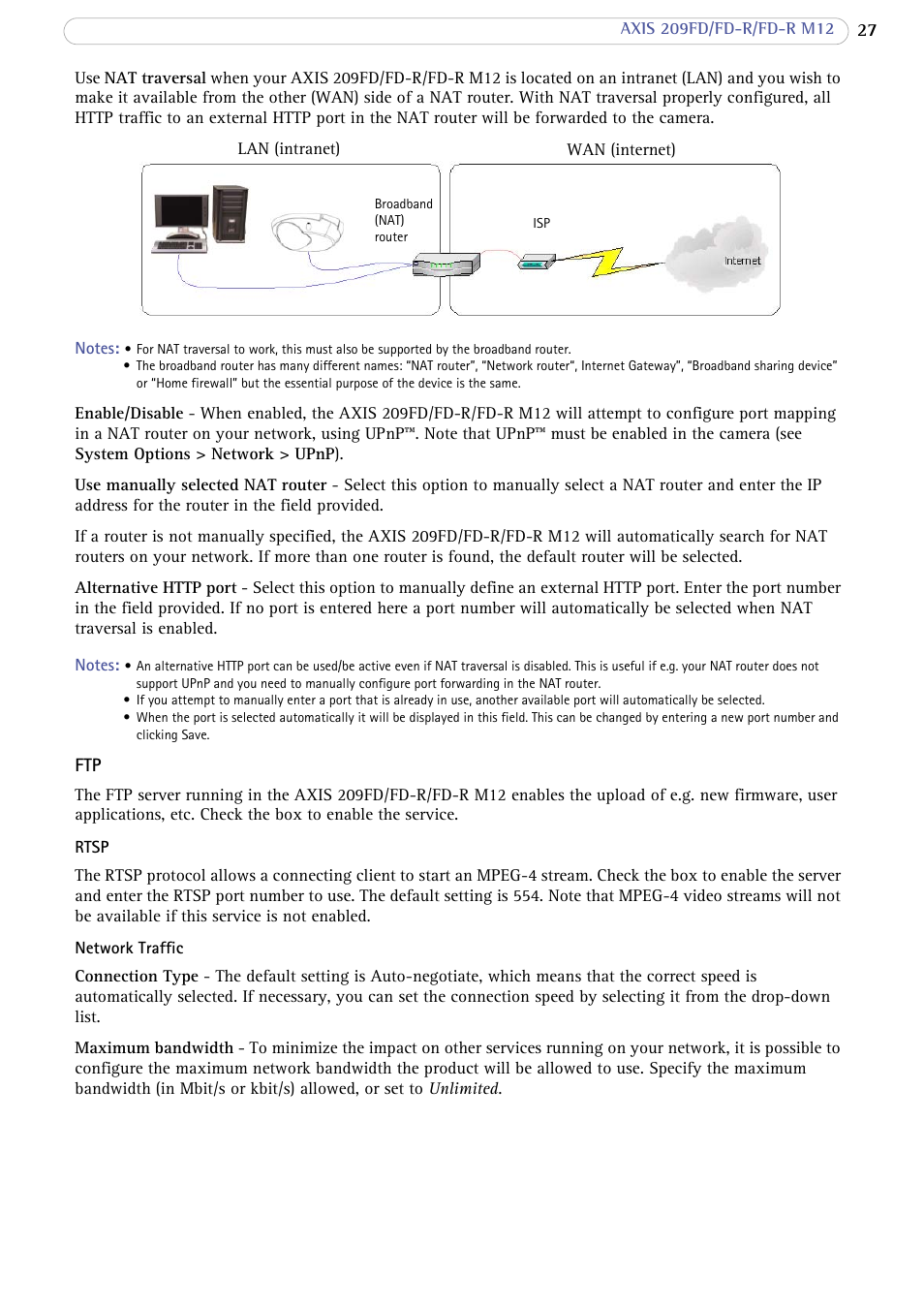 Axis Communications FD-R M12 User Manual | Page 27 / 45