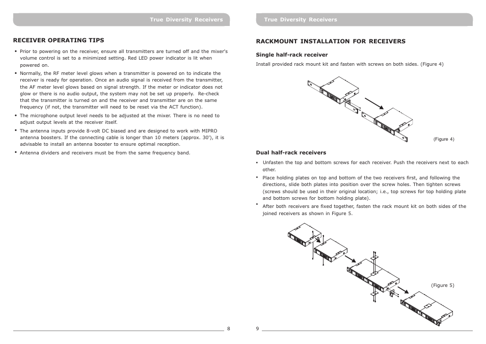 頁面 7 | MIPRO ACT-71 Wideband Single-Channel True Diversity Receiver User Manual | Page 7 / 15